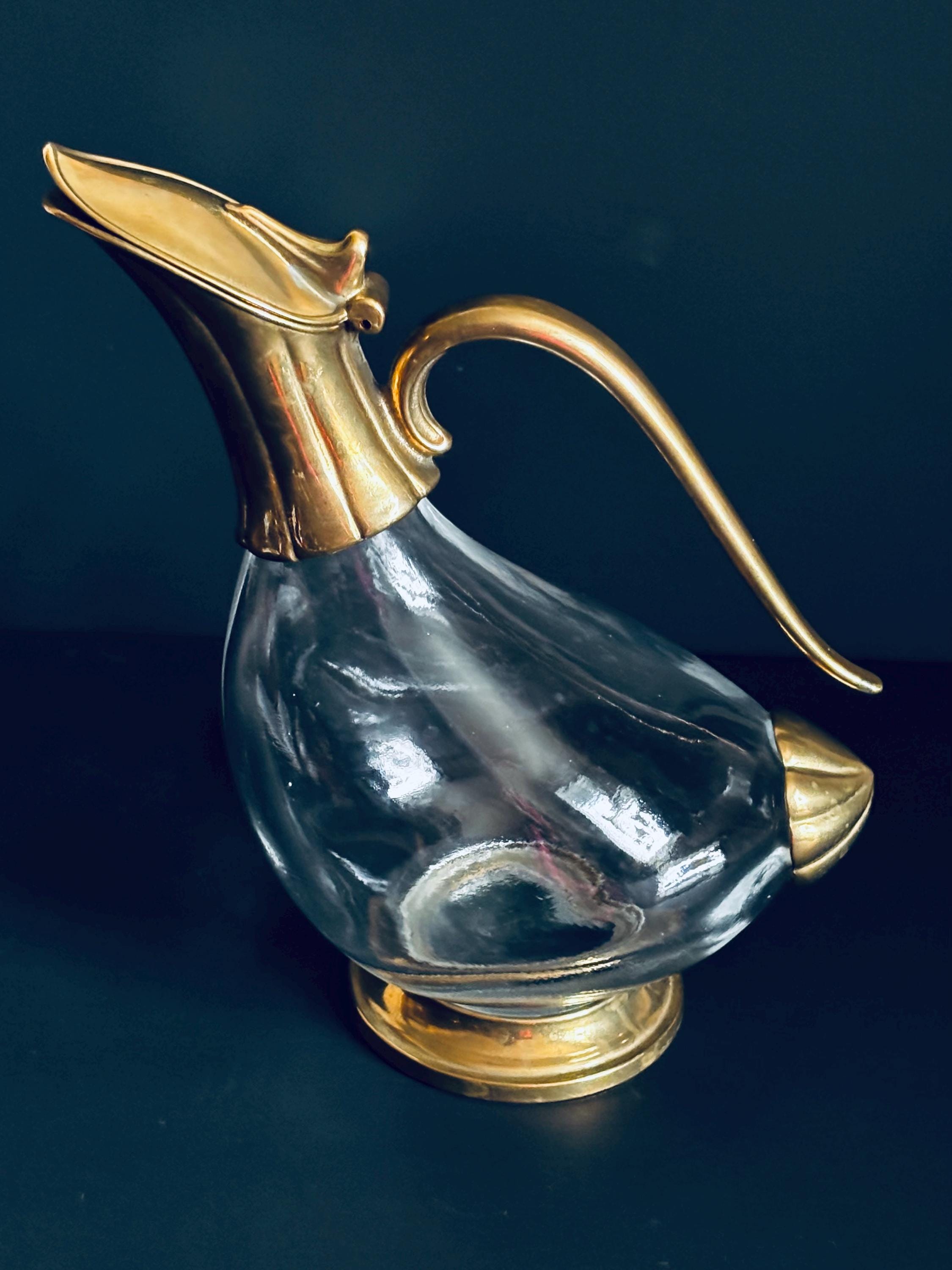 Gold Duck Decanter - Etsy