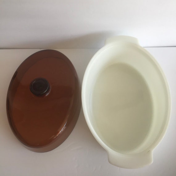 Vintage Fire King Milk Glass Oval Roaster, 3 Qt, Anchor Hocking - Etsy