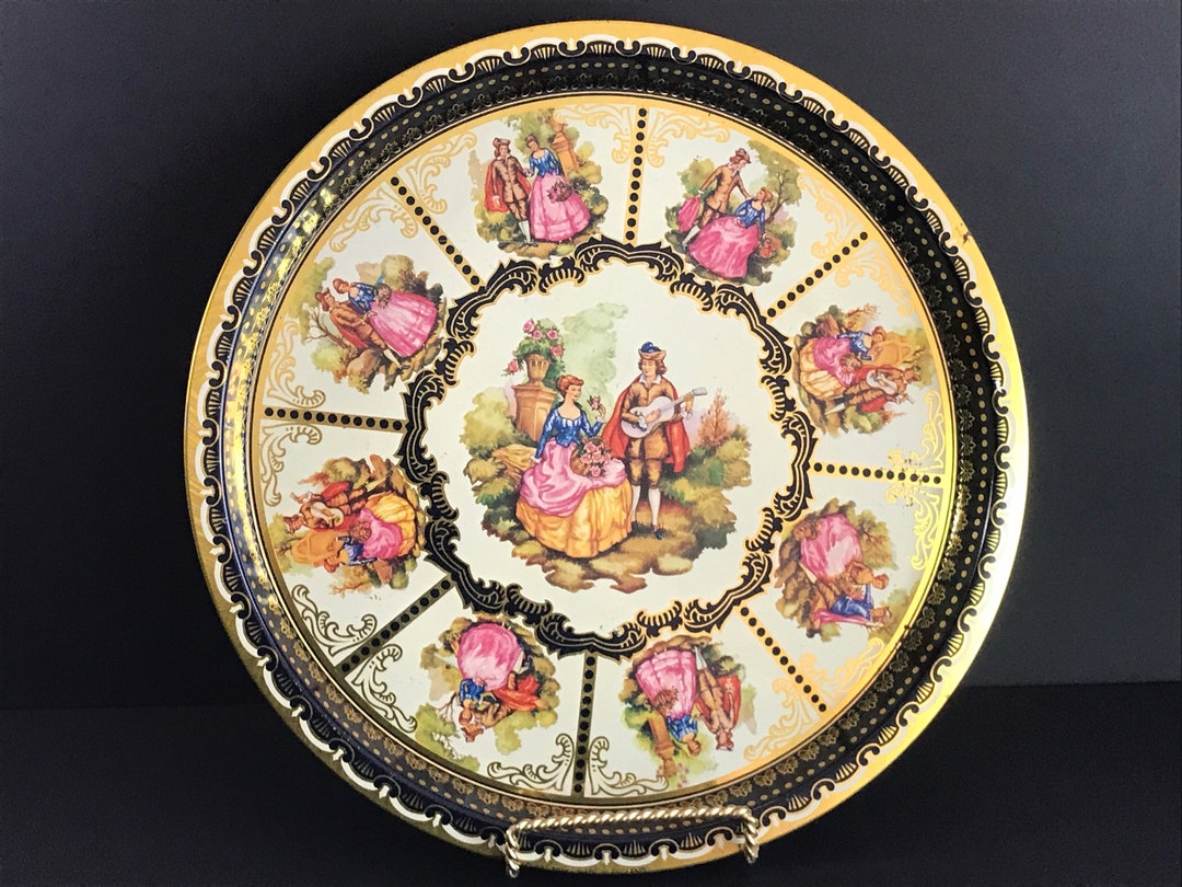 ヴィンテージ、MTM エリート トレイ、メタル サービング トレイ