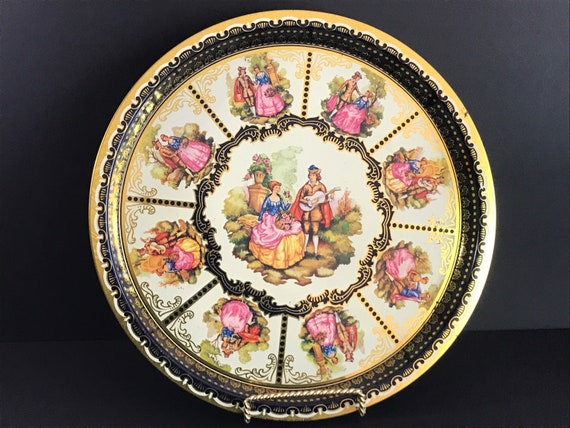 ヴィンテージ、MTM エリート トレイ、メタル サービング トレイ