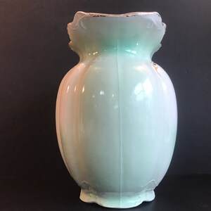 Vintage Large Wash Bassin & Water Pitcher, Vase, Mug, 4 pieces Vanity Set, Green, white with gold detail,Home decor image 7