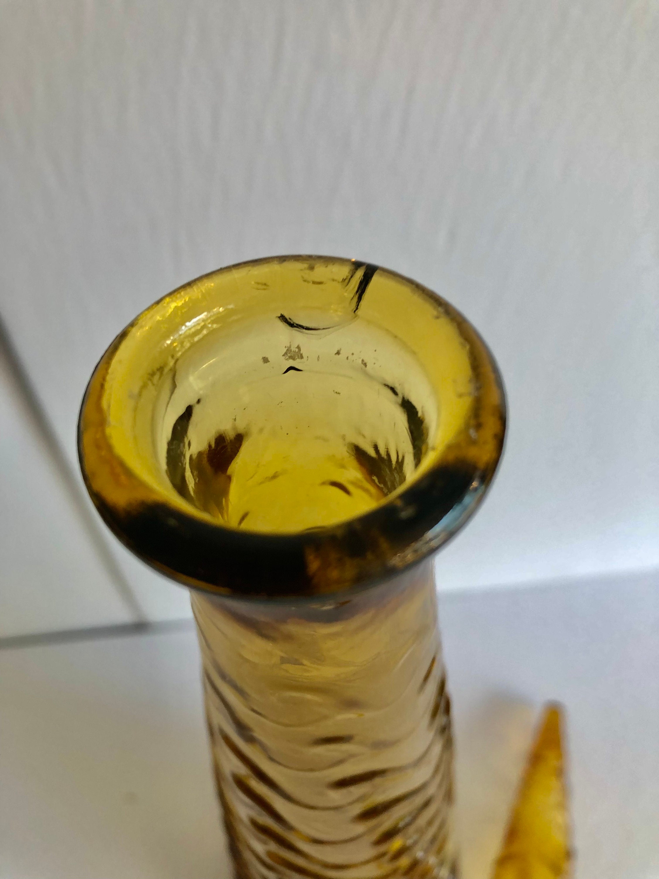 ヴィンテージ、ミッドセンチュリーアンバー、エンポリ ロッシーニ