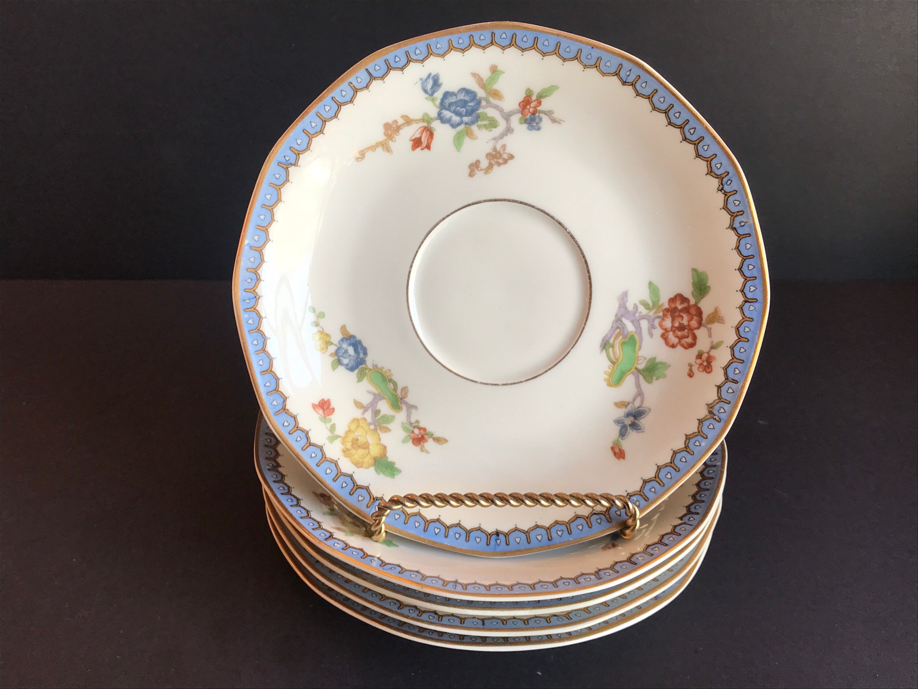 Antique Theodore Haviland Limoges France, Bird of Paradise Pattern