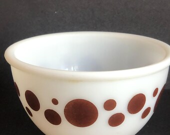 ヴィンテージ ヘーゼル アトラス ドット ミキシング ボウル 4 個セット