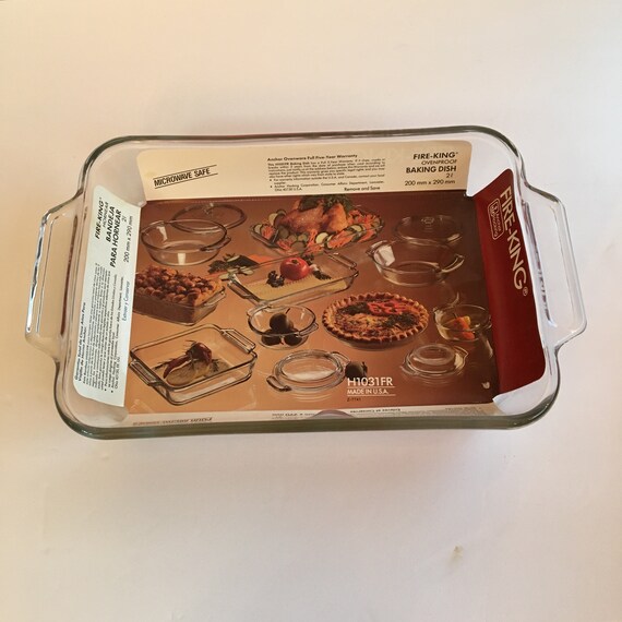 Fire king baking shop dish