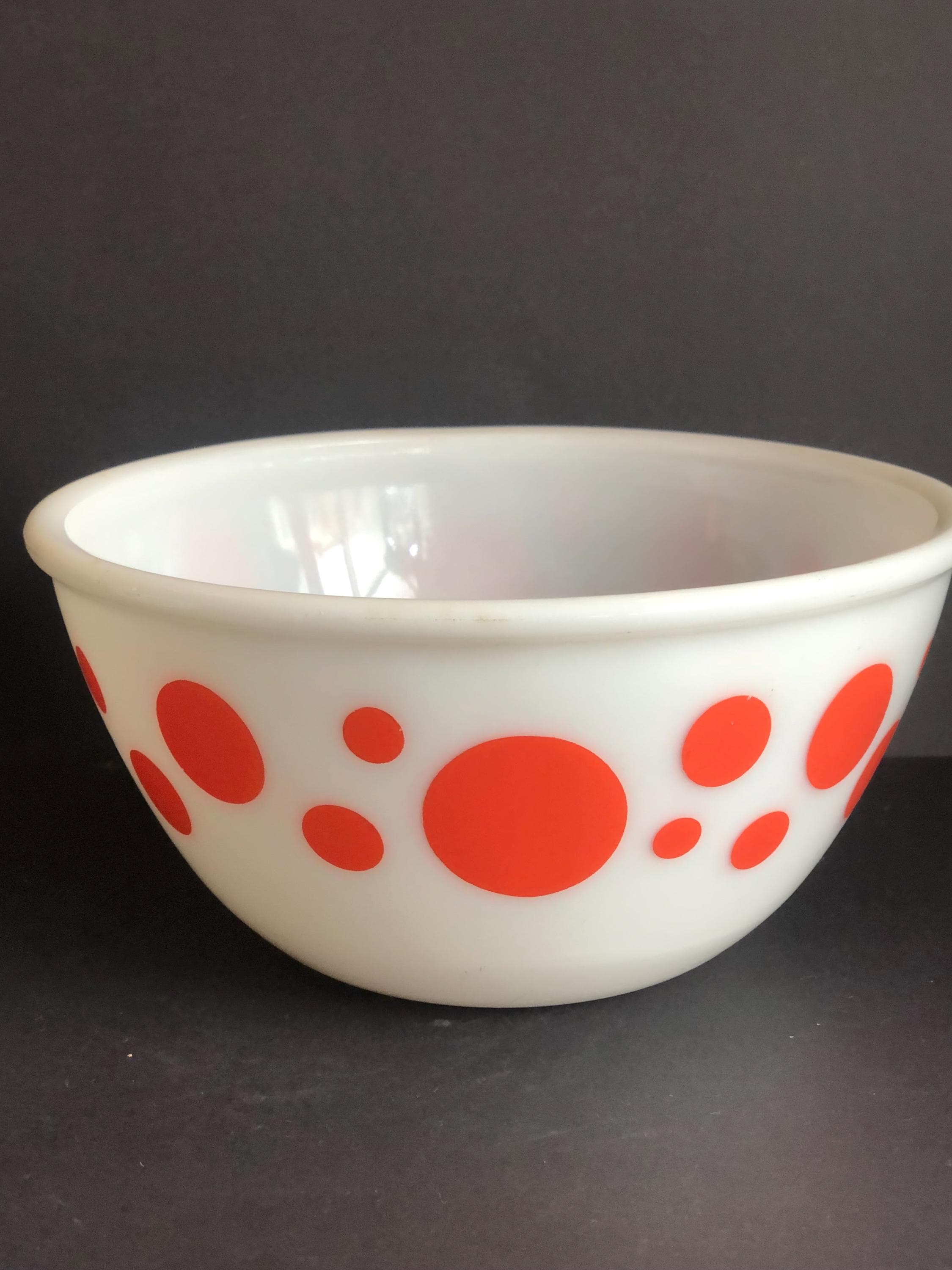 レア品　ヘーゼルアトラス　ミキシングボウルドット入れ子　ボウルセット レア品 ヘーゼルアトラス ミキシングボウルドット入れ子 ボウルセット