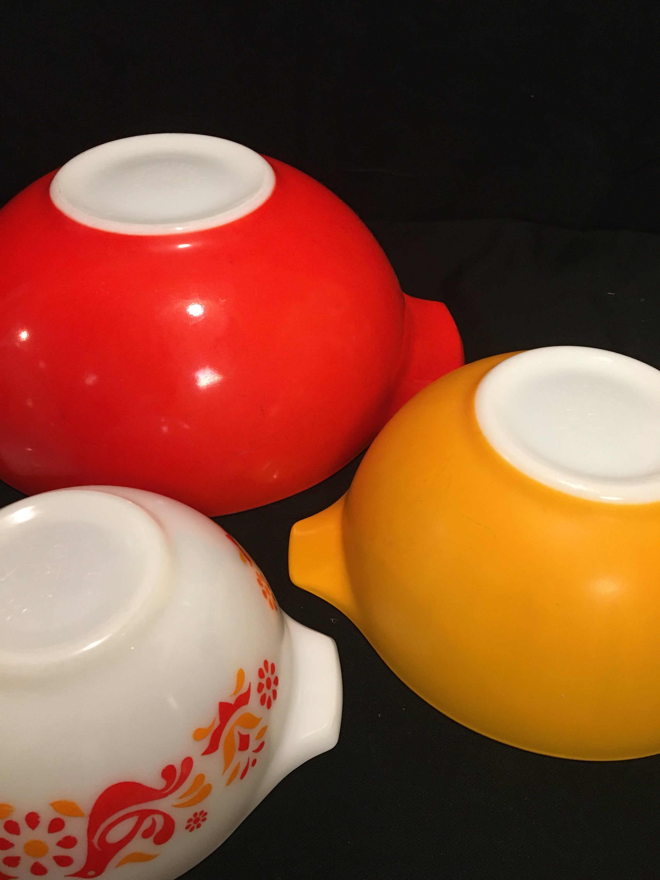 Vintage,pyrex Friendship, Full Set 441,442,443,444, Set of