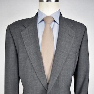 Brooks Brothers Brookesease Dark Gray Wool Blend Two Button 2 Pc Suit Size: 42R