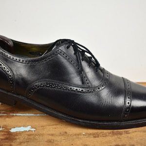 Florsheim Imperial Black Cap Toe Balmoral Men&#39;s Size: 9.5D