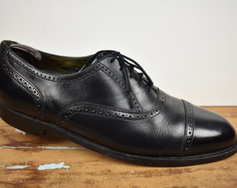 80's Florsheim Imperial 93606 6E デッドストック 1980s Florsheim Imperial Men's 10EEE Moc Toe Bit Loafers Black - Etsy