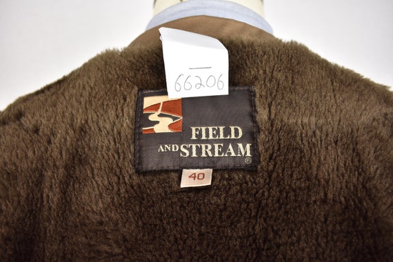 Field And Stream Solid Brown Polyester Zip Up Bas… - image 9