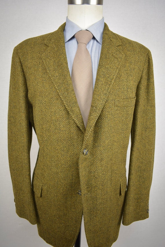 1962-1976 Unbranded Brown Wool Tweed Herringbone 3