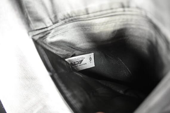 Johnny Carson Solid Greenish Gray Wool Blend Two … - image 9