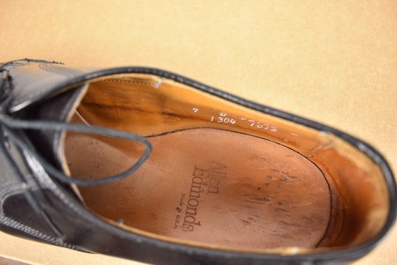 Allen Edmonds Dellwood Black Split Moc Toe Lace up Blucher  display picture 1