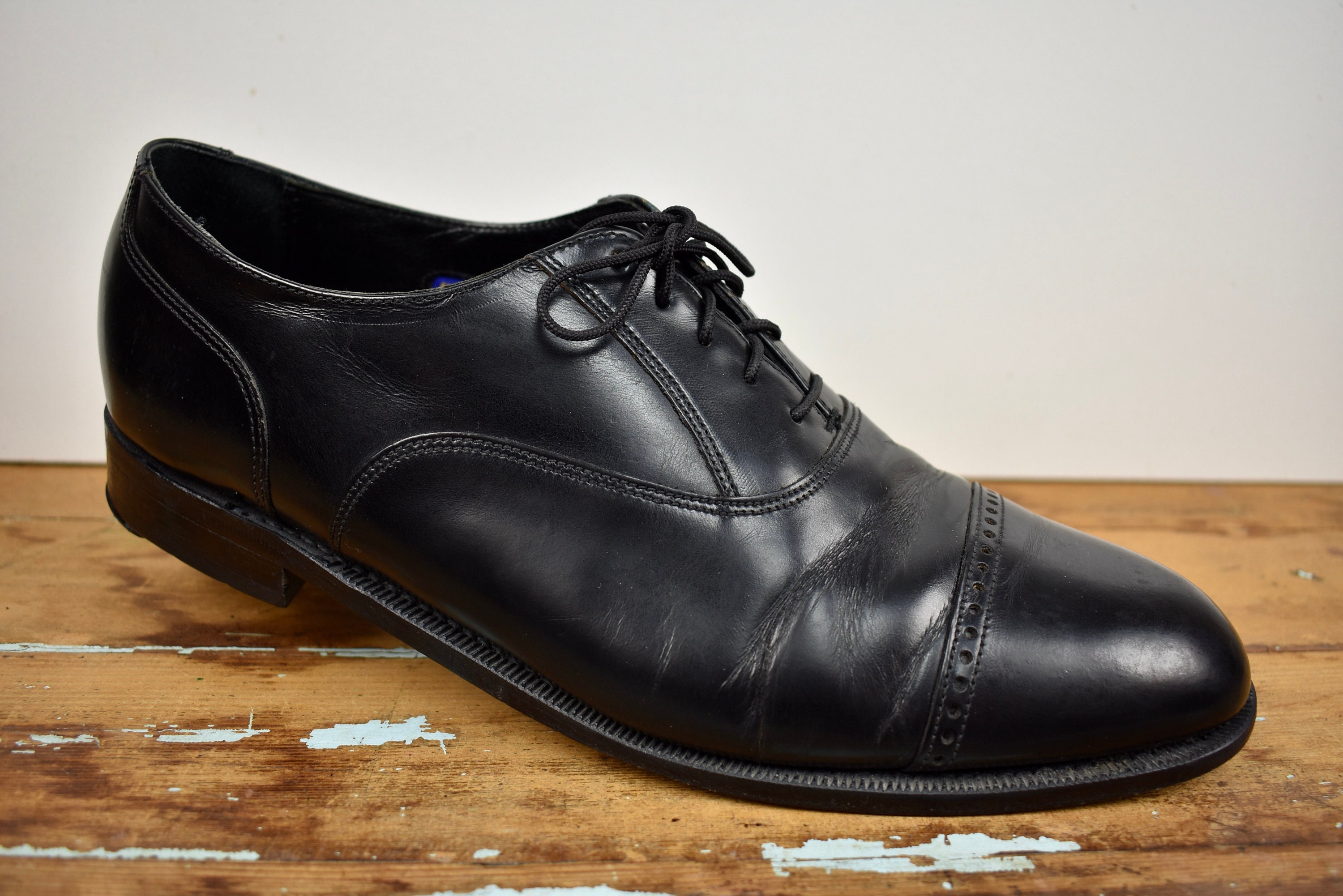 Florsheim Black Cap Toe Mens Dress Shoes Florsheim Mens Corbetta Cap Toe Oxford Shoes – ShopCGX main image 2