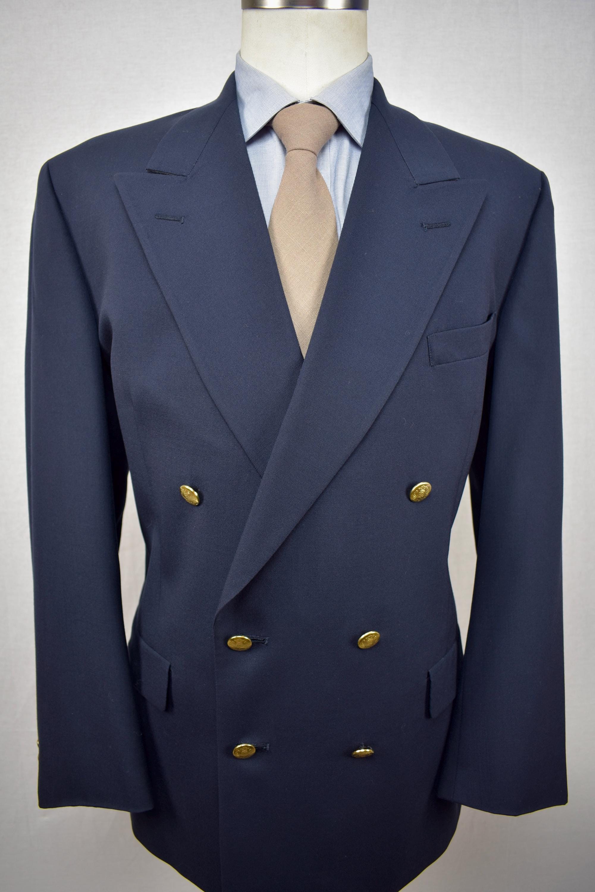 ジャケット Double Breasted Blue Wool Blazer NEW ZARA BLUE OVERSIZE DOUBLE BREASTED BLAZER JACKET COAT