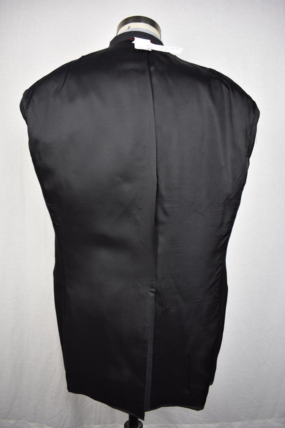 Corbin Solid Dark Gray Worsted Wool Two Button Tw… - image 5