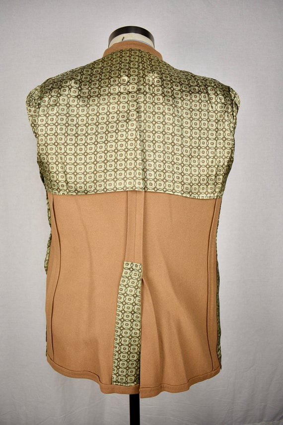 1970's Stanley Blacker Solid Light Brown Wool Two… - image 8