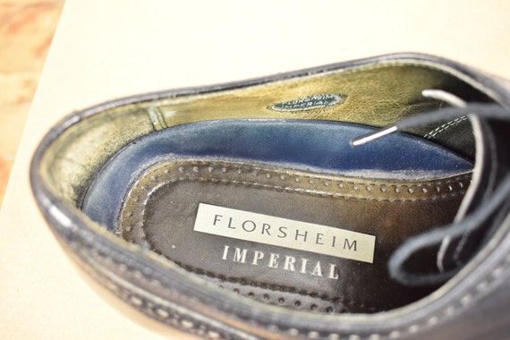 Florsheim Imperial Black Cap Toe Leather Balmoral Men\'s Size: 9.5D Florsheim Sorrento Lux Cap Toe Balmoral Oxford In Black  main image 3