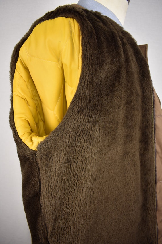 Field And Stream Solid Brown Polyester Zip Up Bas… - image 10