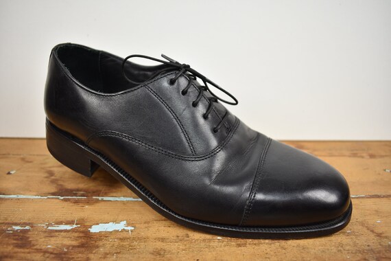 9D vintage Florsheim Imperial black plain toe oxfords balmorals. Postino Plain Toe Balmoral Oxford Men main image 4