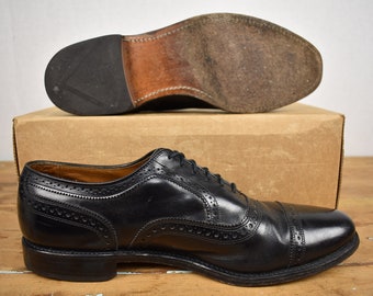 Allen Edmonds Clifton Cap Toe‎ Dress Shoes Black Men’s 11.5 D Made In USA Allen Edmonds Size 11.5 3308 US Clifton Black Cap Toe Lace  main image 3