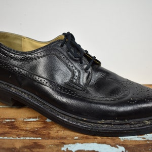 Crosby Square LONG WING TIP SHOES CAT S PAW 1960s US9.0D