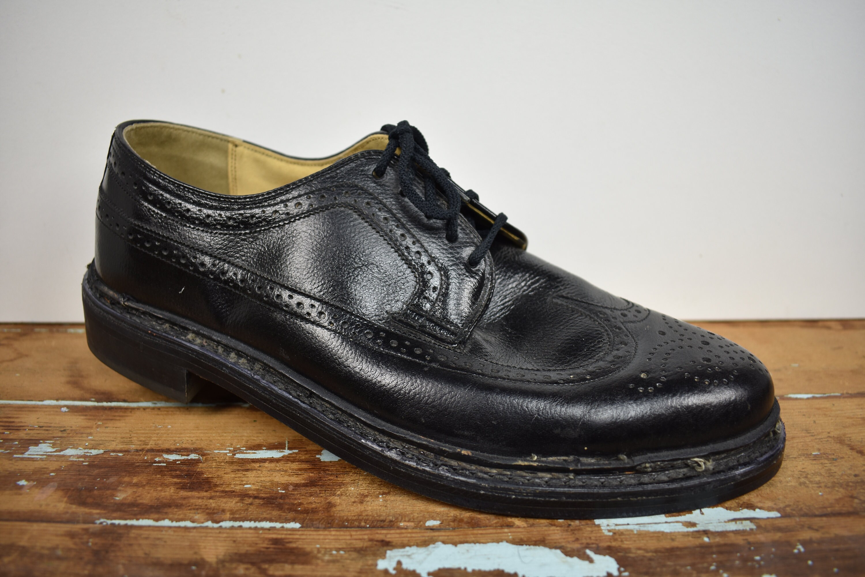 靴 50s crosby square brown U wing tip 靴 50s crosby square brown U wing tip 50s crosby square brown U