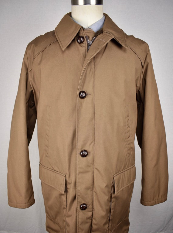 Field And Stream Solid Brown Polyester Zip Up Bas… - image 1