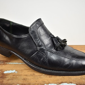 Florsheim Imperial Black Moc Toe Tassel Loafer Men&#39;s Size: 9B