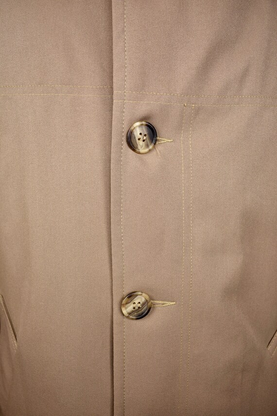 Grais Solid Brown 100% Texturized Polyester Three… - image 2