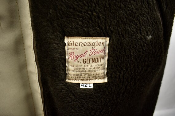 1970's Gleneagles Solid Light Tan Polyester Four … - image 9