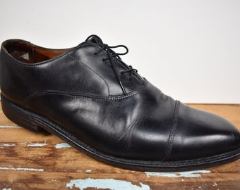 Allen Edmonds Soho Black Soho Cap Toe Lace up Balmoral Size: 9.5D 
