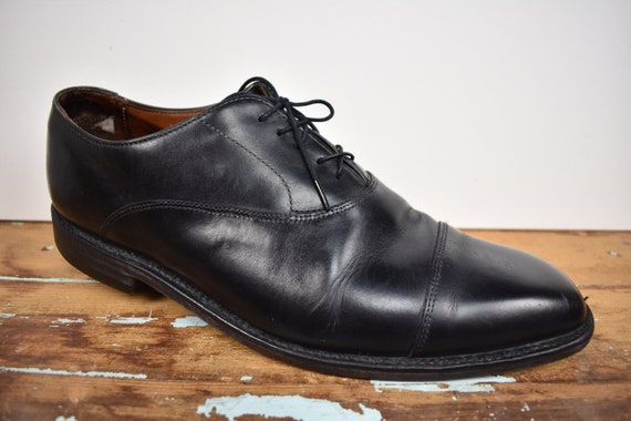 Allen Edmonds Soho Black Soho Cap Toe Lace Up Bal… - image 1