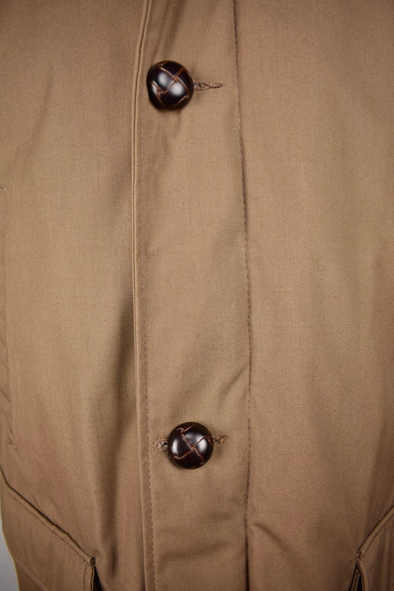 Field And Stream Solid Brown Polyester Zip Up Bas… - image 4