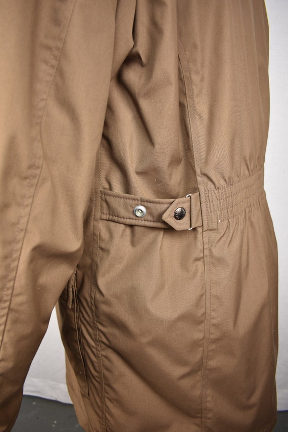 Field And Stream Solid Brown Polyester Zip Up Bas… - image 7