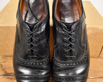 Allen Edmonds Clifton Cap Toe‎ Dress Shoes Black Men’s 11.5 D Made In USA Allen Edmonds Size 11.5 3308 US Clifton Black Cap Toe Lace  main image 4
