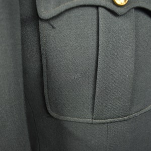 1950's US Army Solid Dark Green Wool Two Piece Officer Dress Uniform ...