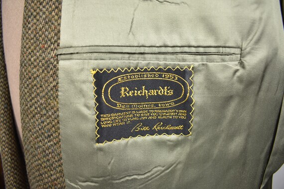 Reichardt's Solid Brown Flannel Wool Two Button S… - image 7