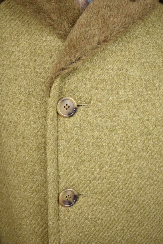 1960's Zero King Solid Light Brown 100% Wool Four… - image 2