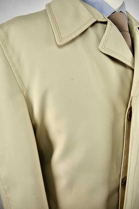 1970's Gleneagles Solid Light Tan Polyester Four … - image 4