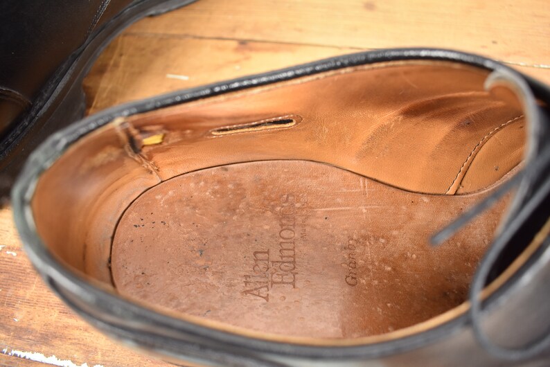Allen Edmonds Granby Black Split Moc Toe Lace up Blucher Size: 9.5D - Etsy