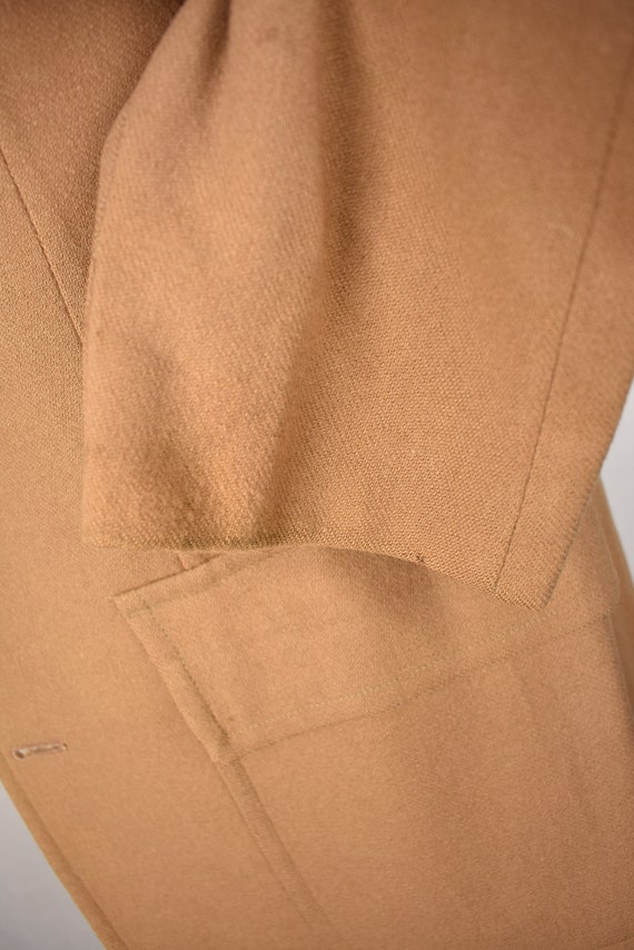 1970's Stanley Blacker Solid Light Brown Wool Two… - image 6