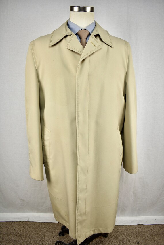1970's Gleneagles Solid Light Tan Polyester Four … - image 2