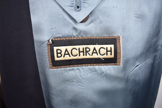 1976 1994 Bachrach Solid Black 100 Wool Double Breasted Blazer Size 44R Etsy Australia