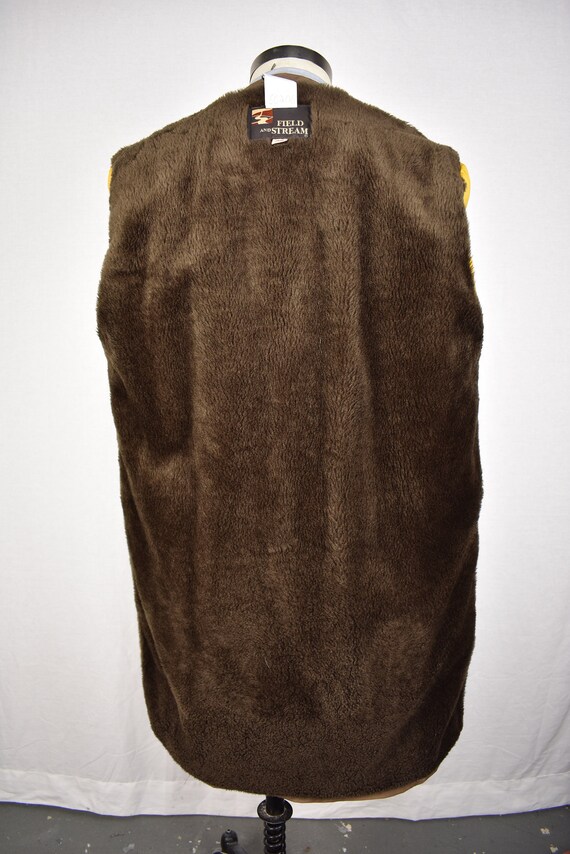 Field And Stream Solid Brown Polyester Zip Up Bas… - image 8