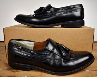Allen Edmonds Arlington Black Longwing Gunboat Tasseled  display picture 2