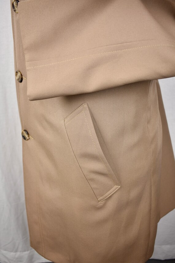 Grais Solid Brown 100% Texturized Polyester Three… - image 4