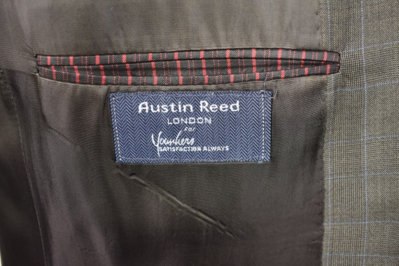 Austin Reed London Brown Glen Plaid Wool Two Butt… - image 7