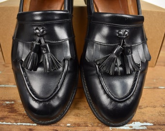 Allen Edmonds Newport Black Moc Toe W/ Kiltie Tassel Loafer  display picture 1